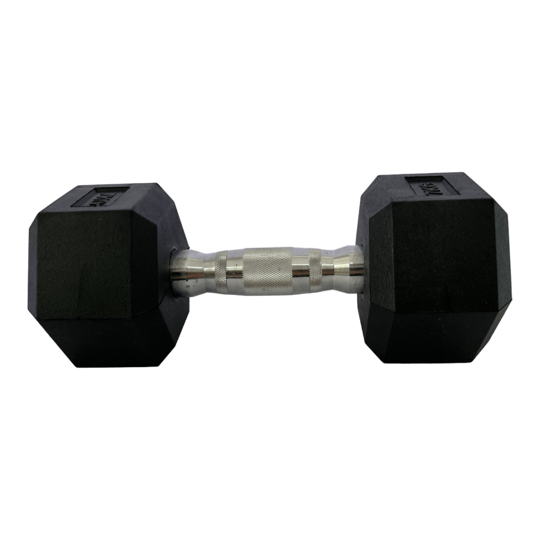 Гантель шестигранная обрезиненная HouseFit 7 кг - Riada