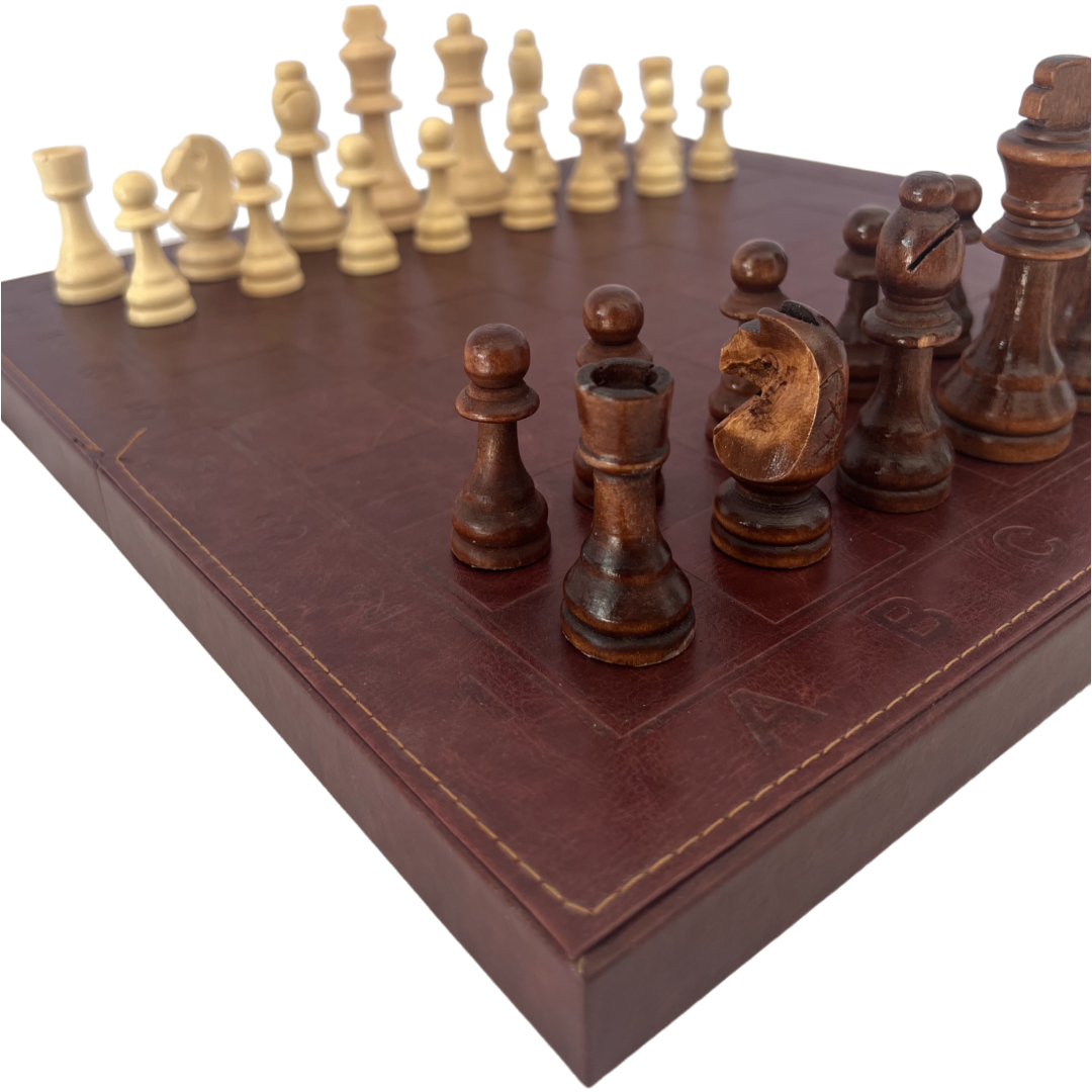 Набор настольных игр 3 в 1 шашки, шахматы, нарды, 4020P