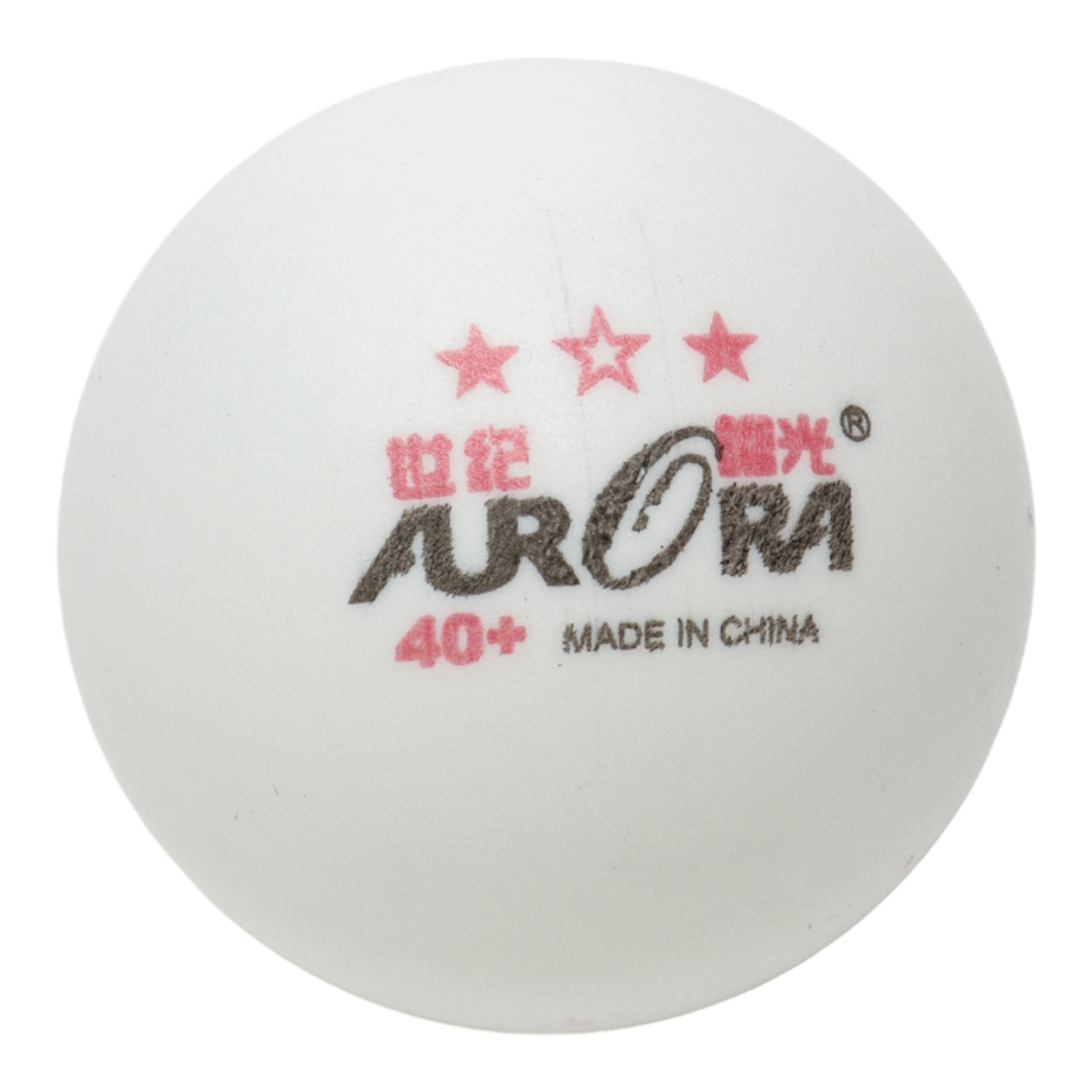 Шарики для настольного тенниса Aurora, 3 звезды, 44 мм